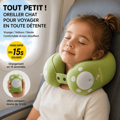 Oreiller de Voyage Enfant Gonflable