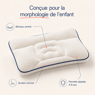 Flexoriom Kids™ — Oreiller ergonomique enfant