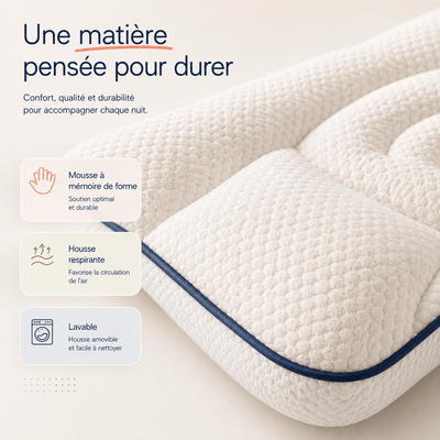 Flexoriom Kids™ — Oreiller ergonomique enfant