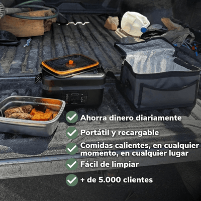 Hechocaserocom El Kit de Fiambrera Eléctrica Inalámbrica Premium