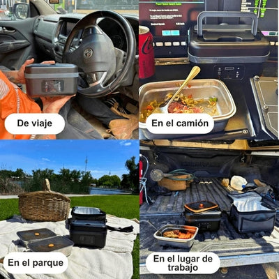 Hechocaserocom El Kit de Fiambrera Eléctrica Inalámbrica Premium