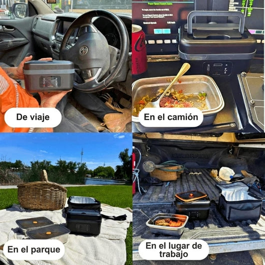 Hechocaserocom El Kit de Fiambrera Eléctrica Inalámbrica Premium