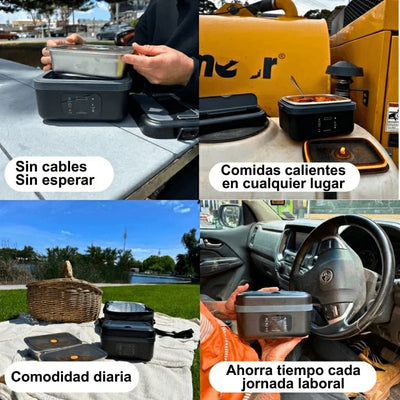 Hechocaserocom El Kit de Fiambrera Eléctrica Inalámbrica Premium