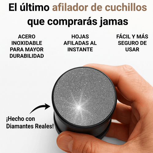 Afilador de cuchillos con rodillo de diamante (Set)