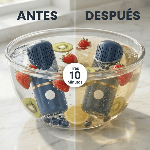 Purova™ — Lavar con agua no es suficiente. Elimina el 99% de los pesticidas en 10 minutos.