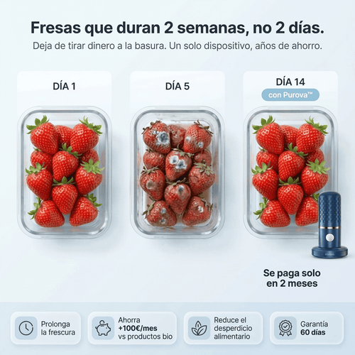 Purova™ — Lavar con agua no es suficiente. Elimina el 99% de los pesticidas en 10 minutos.