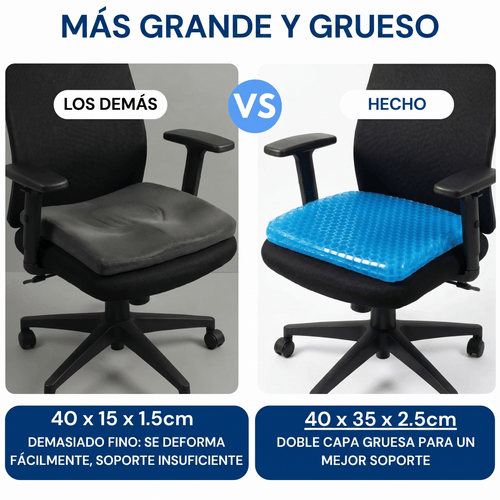Cojín de Gel Ergonómico - Hecho™