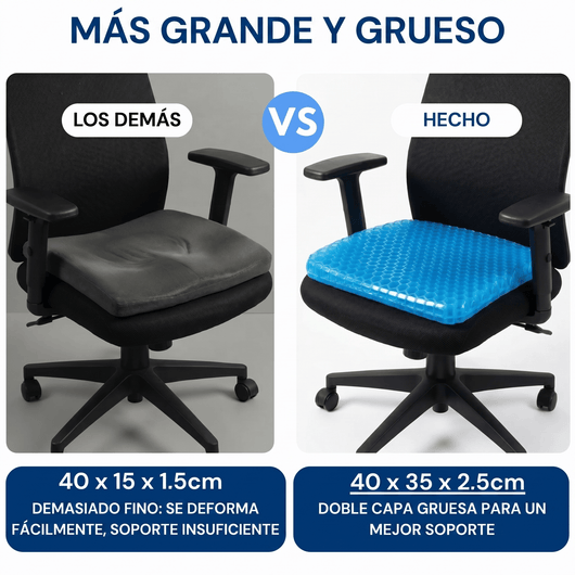 Cojín de Gel Ergonómico - Hecho™