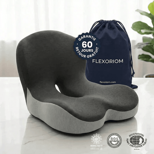 Coussin Orthopédique Flexoriom — Conduisez sans douleur, arrivez sans fatigue