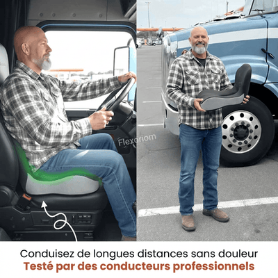 Coussin Orthopédique Flexoriom — Conduisez sans douleur, arrivez sans fatigue