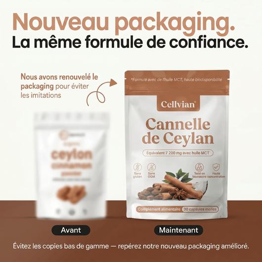 Cannelle de Ceylan 7 200 mg — soutien naturel de la glycémie