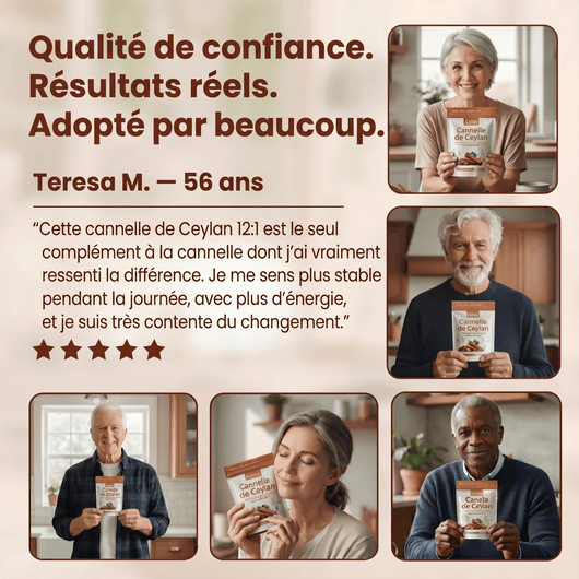 Cannelle de Ceylan 7 200 mg — soutien naturel de la glycémie