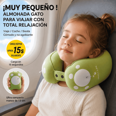 Almohada de viaje infantil hinchable