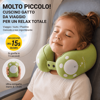 Coussin de voyage gonflable pour enfants